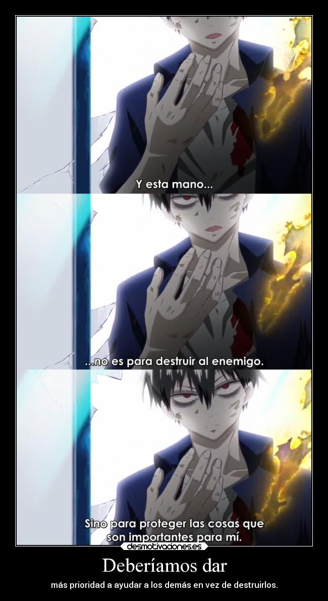 carteles anime bloodlad staz protector doni anotherpikachubrigade desmotivaciones