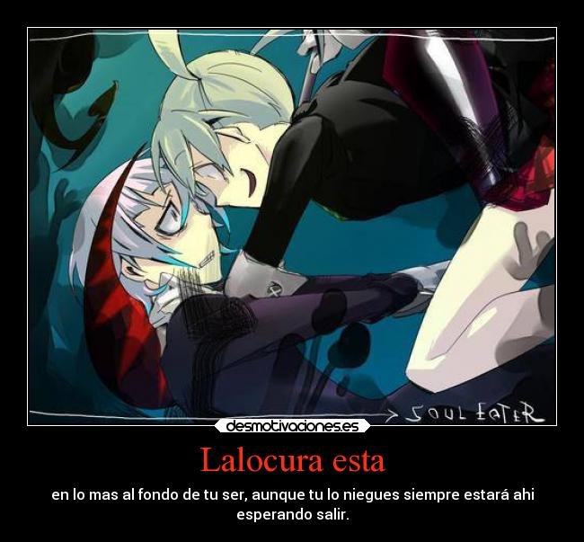 carteles anime crona maka desmotivaciones