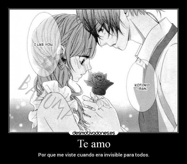 Te amo -