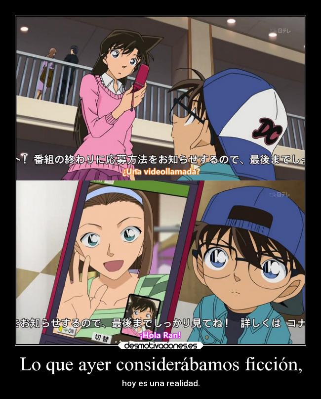 Lo que ayer considerábamos ficción, -