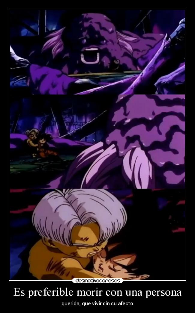 Es preferible morir con una persona -