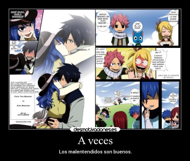 carteles anime fairy tail desmotivaciones
