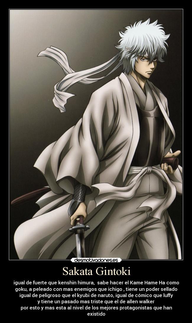 carteles anime gintama manga esta nivel los demas protas shonen desmotivaciones