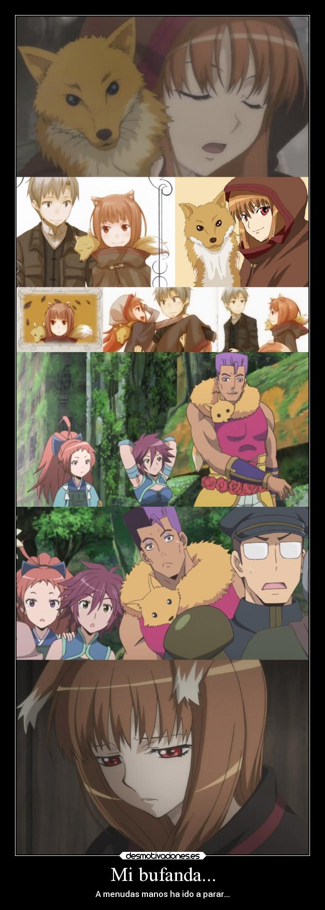 Mi bufanda... - A menudas manos ha ido a parar...