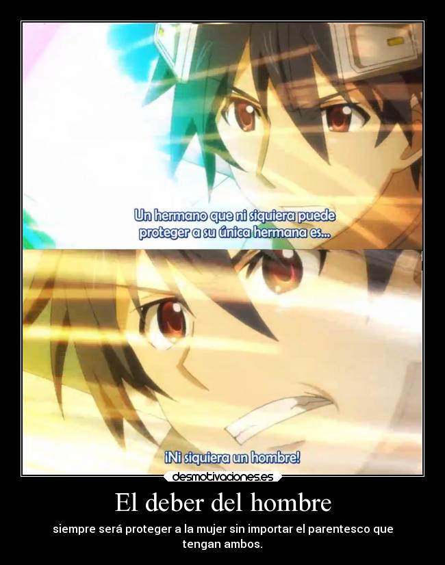carteles anime infinitestratos ichika fin dice algo genial xdd doni anotherpikachubrigade desmotivaciones