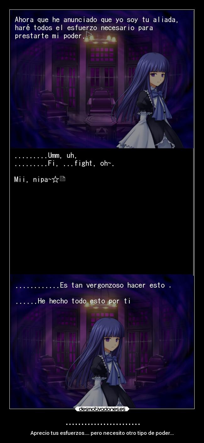 carteles anime novela visual loli bernkastel rika nipaa desmotivaciones
