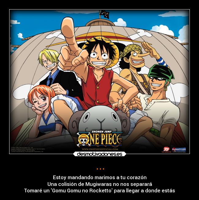 carteles anime one piece desmotivaciones