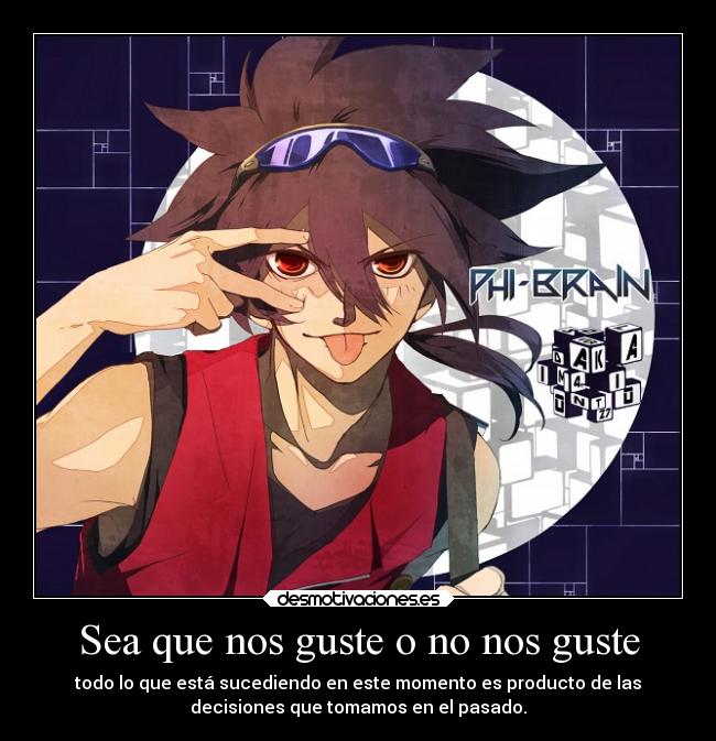 carteles anime phi brain kami puzzle kaito daimon desmotivaciones