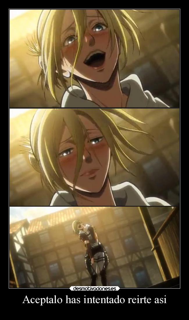 carteles anime shingeki kyojin anni desmotivaciones