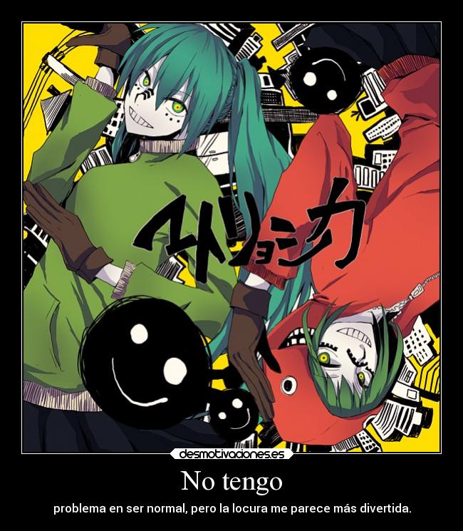 carteles anime vocaloid hatsune miku gumi desmotivaciones