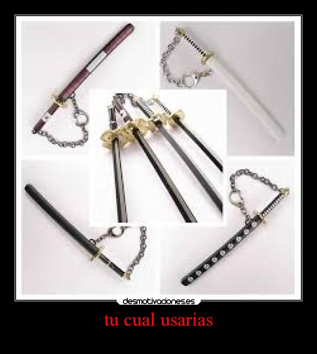 tu cual usarias - 