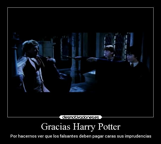 Gracias Harry Potter -