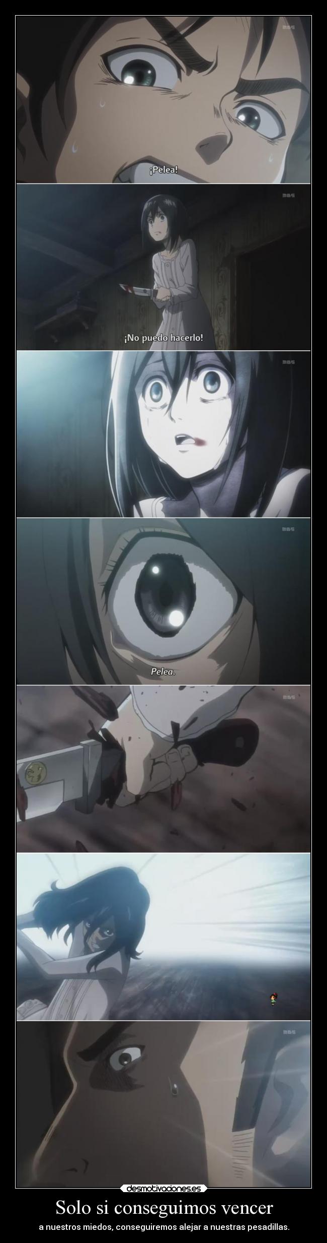 Solo si conseguimos vencer -