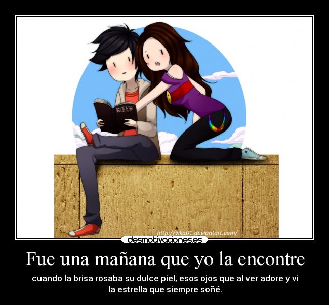 Fue una mañana que yo la encontre - 