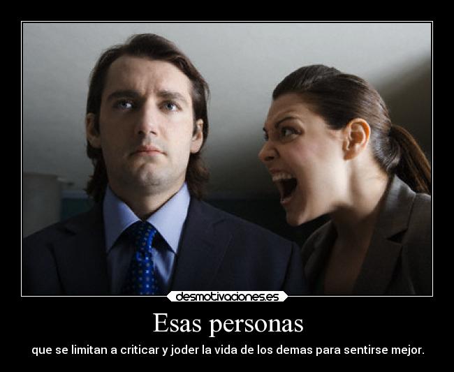 Esas personas -