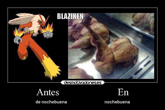 Antes                       En - de nochebuena                                     nochebuena