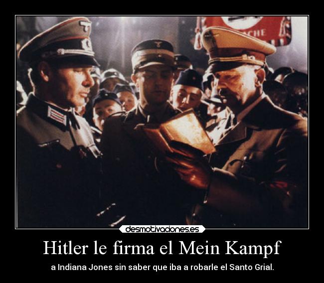 Hitler le firma el Mein Kampf -