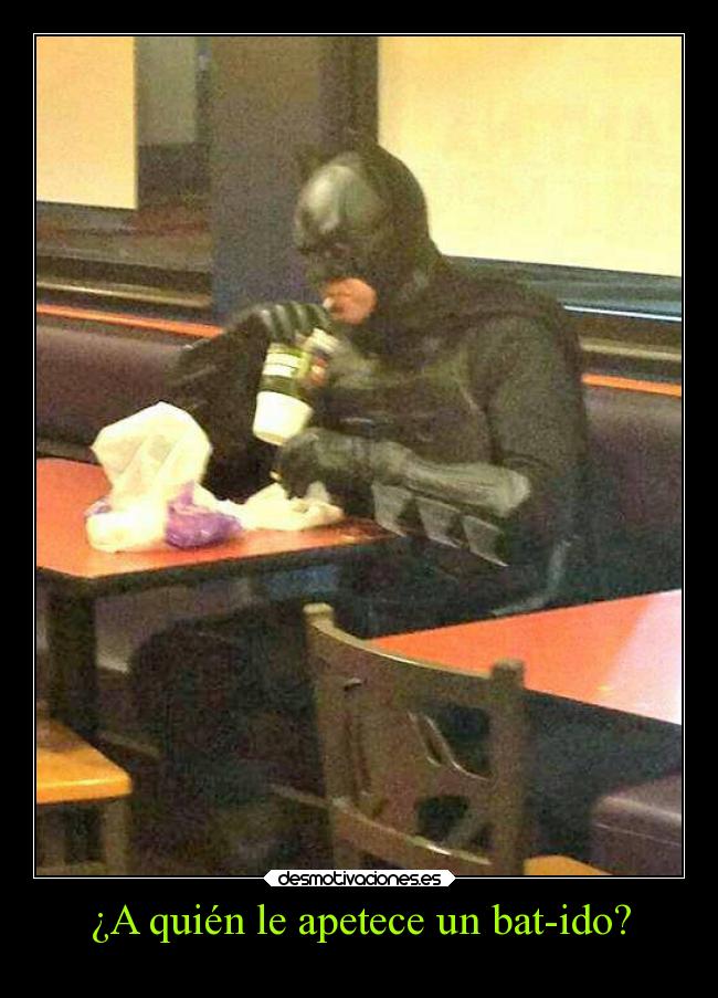 carteles cine humor batman batido desmotivaciones