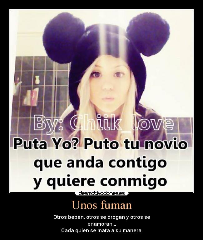 Unos fuman -