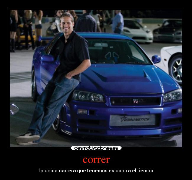 correr - la unica carrera que tenemos es contra el tiempo