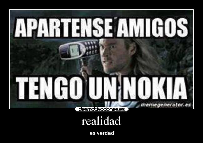 realidad - es verdad