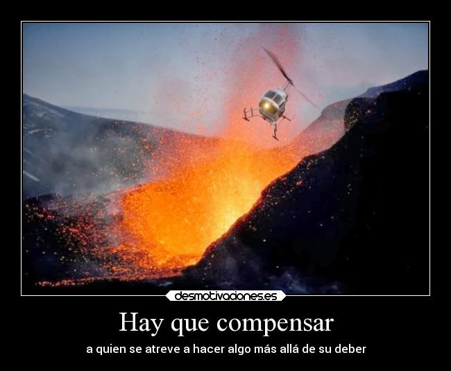 Hay que compensar -
