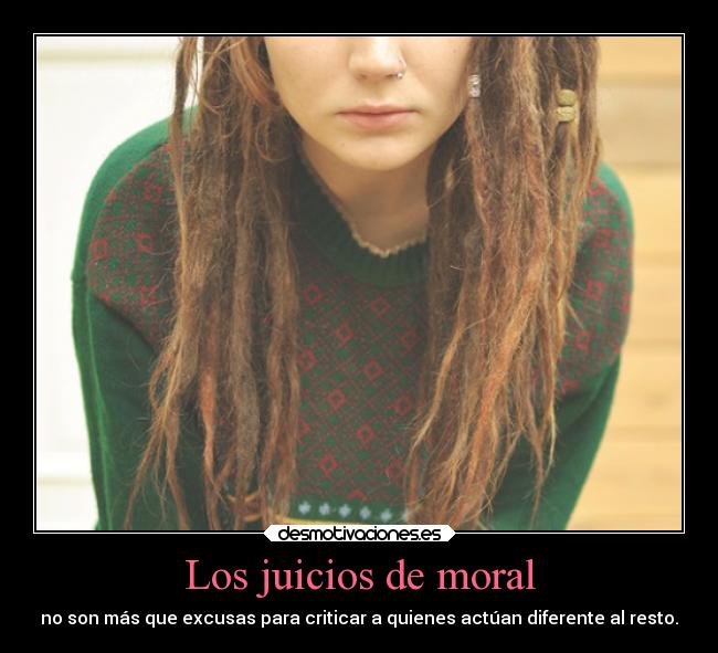 Los juicios de moral -