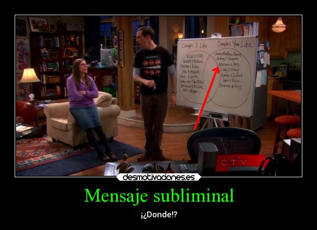 Mensaje subliminal -