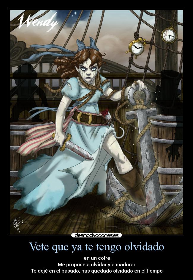 Vete que ya te tengo olvidado -