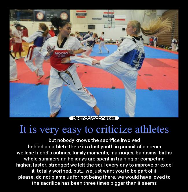 carteles deportes taekwondo deportista atletas desmotivaciones