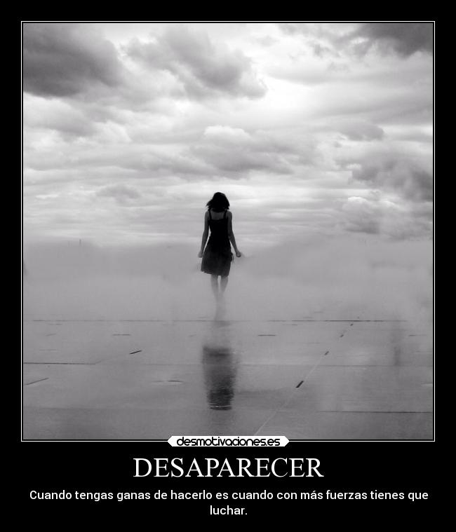 DESAPARECER -