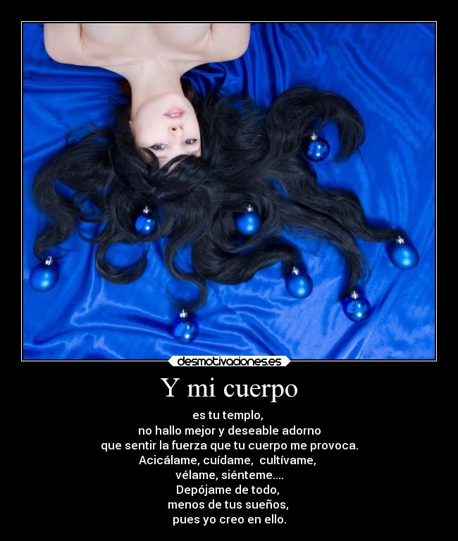 Y mi cuerpo -