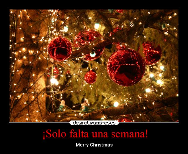 ¡Solo falta una semana! - Merry Christmas