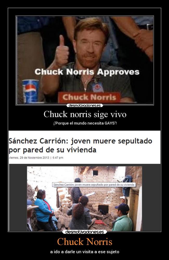 carteles desmotivaciones chuck norris venganza desmotivaciones