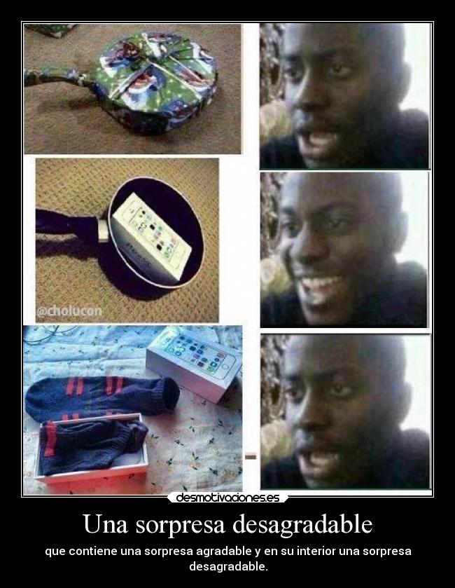 Una sorpresa desagradable -