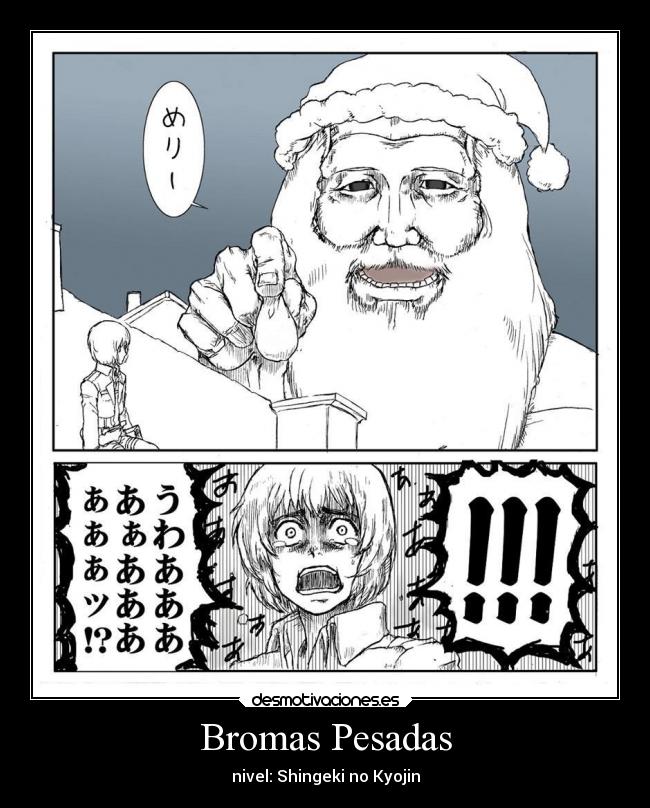 Bromas Pesadas - nivel: Shingeki no Kyojin