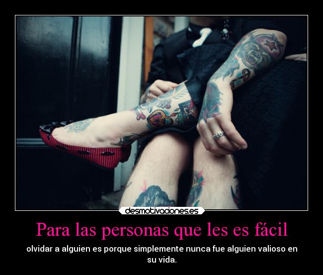 Para las personas que les es fácil - 