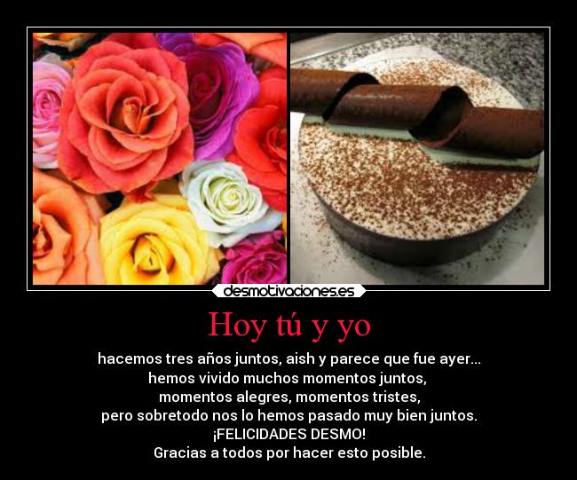 Hoy tú y yo - 