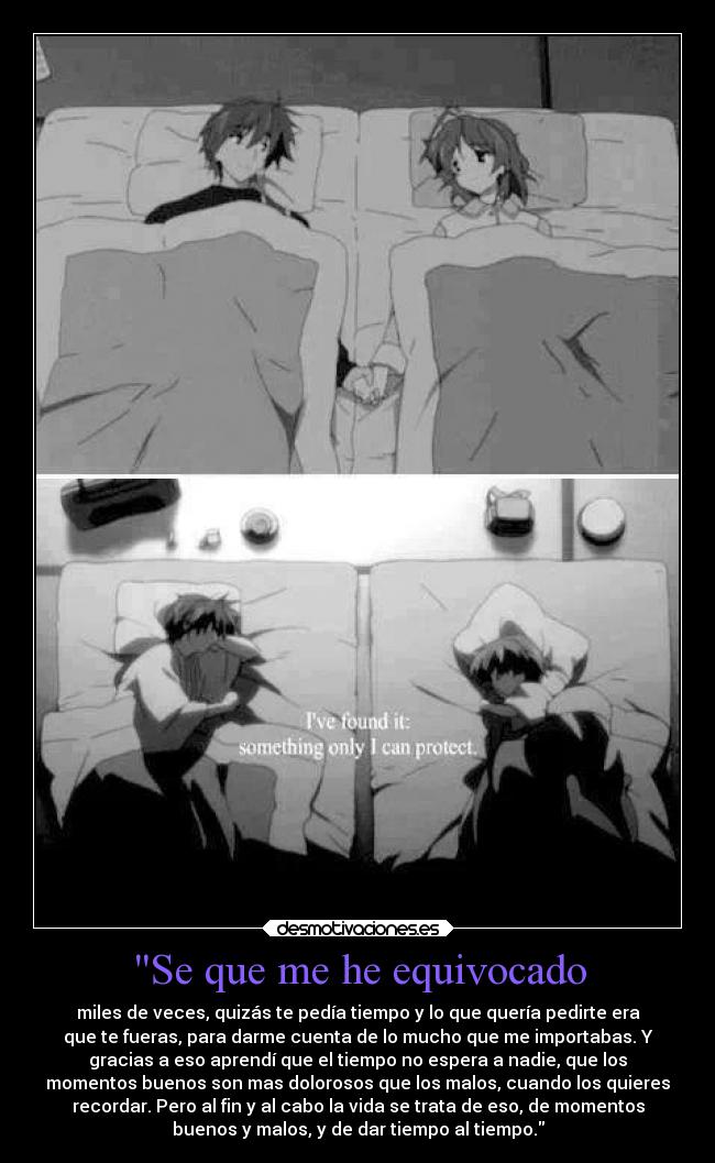 Se que me he equivocado - 