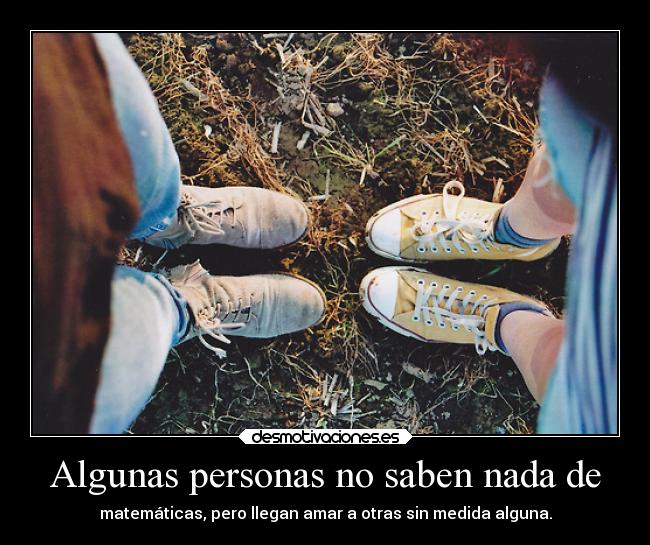 Algunas personas no saben nada de - 