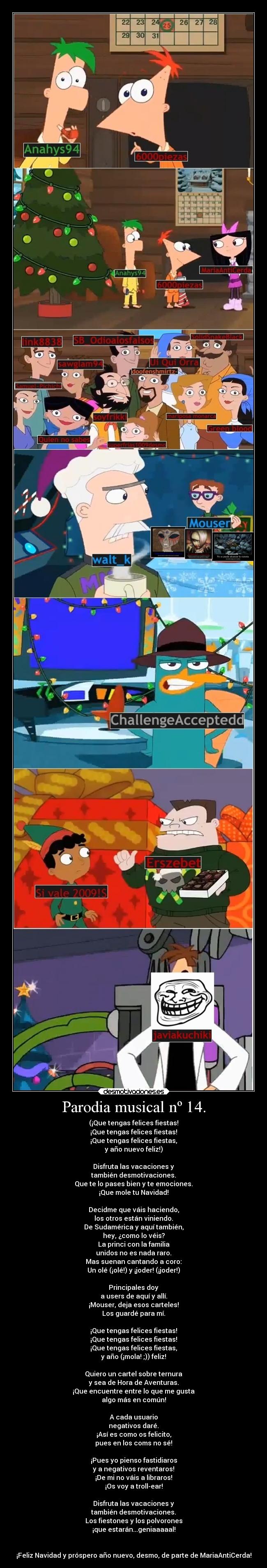 Parodia musical nº 14. - 