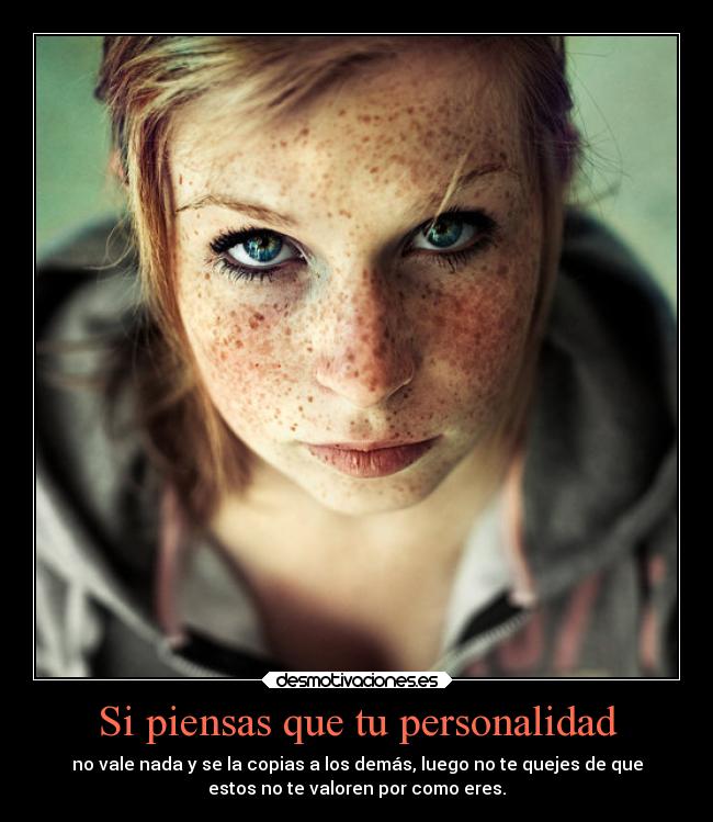 Si piensas que tu personalidad - 