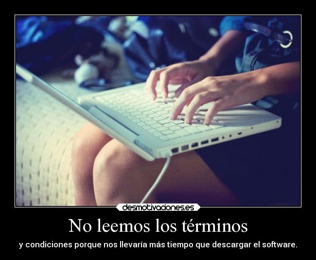 No leemos los términos - 
