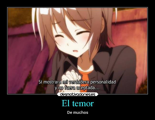El temor -