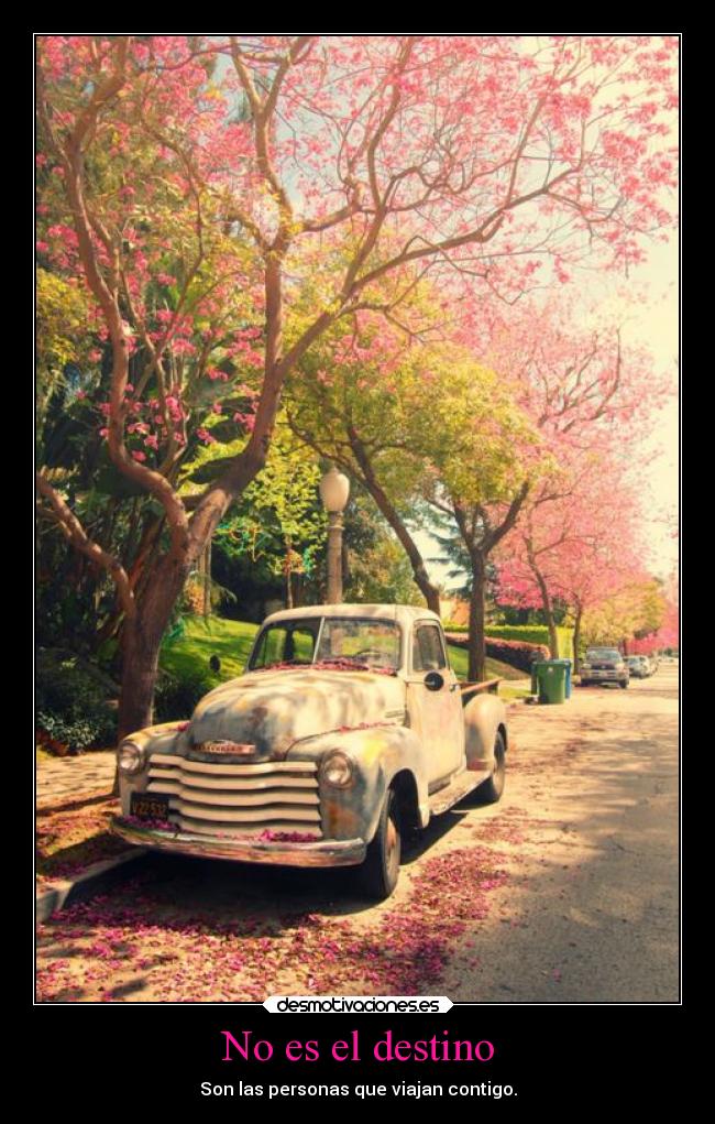 No es el destino -