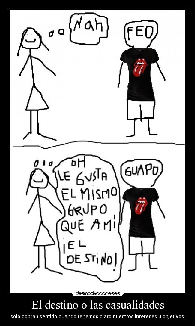 El destino o las casualidades -