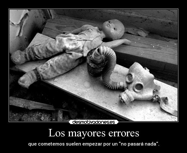 Los mayores errores - 