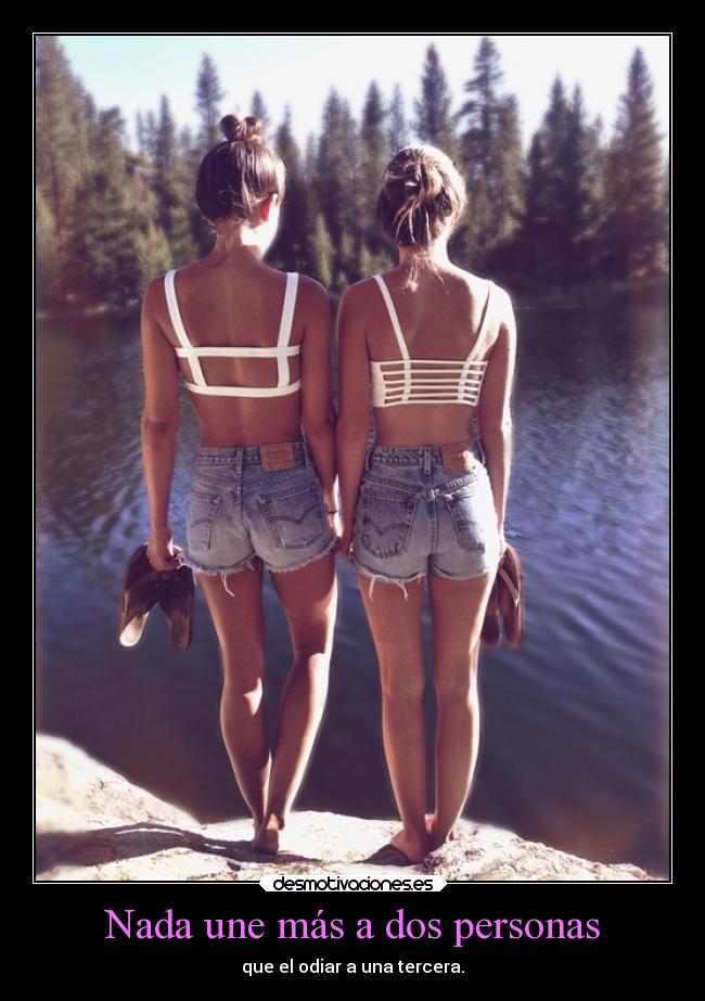 Nada une más a dos personas -