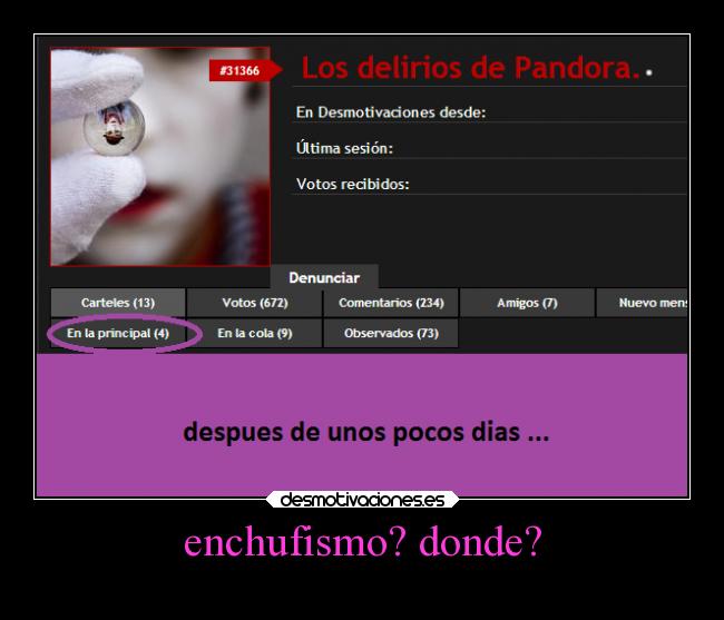 enchufismo? donde? - 