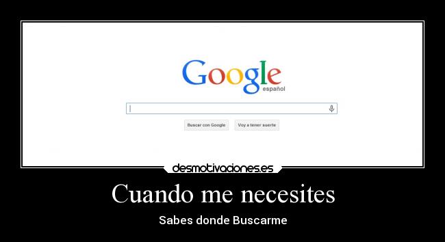 Cuando me necesites - Sabes donde Buscarme